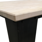 Bureau haut métal et bois