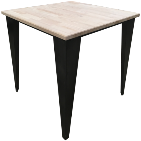 Bureau haut métal et bois