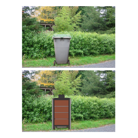 Cache conteneur 240 L