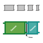 Cache conteneur modulaire