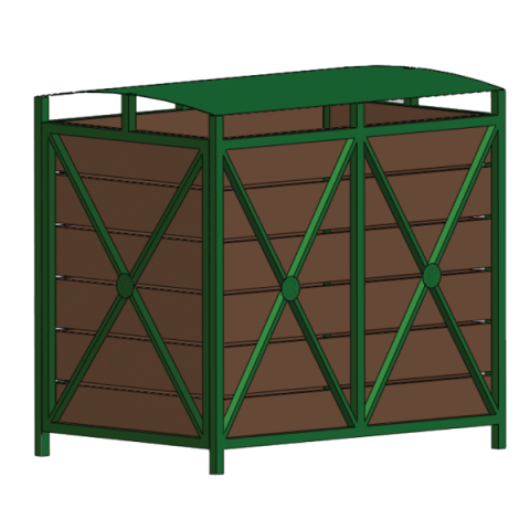 Cache conteneurs 770 L / 2015