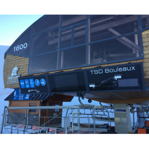 Caisson télé pour gare RM