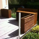 Ensemble Cuisine d'extérieur et jardinières