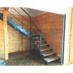 Escalier bois et métal sur mesure