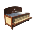 Fontaine bois et métal PIBESTE