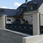 Garde-corps aléatoire métal