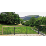 Garde corps bois et métal