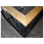 Garde corps métal et bois