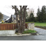 Garde corps métal rouillé