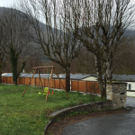 Garde corps métal rouillé