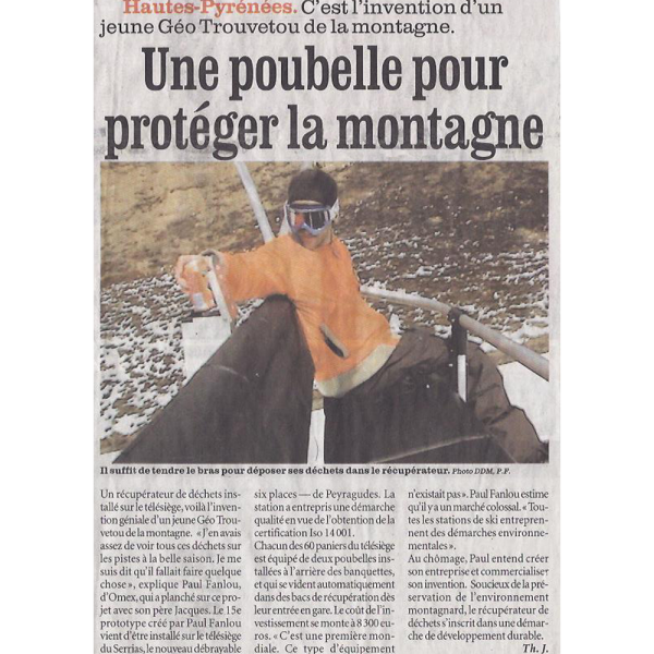 L'invention d'un jeune Géo Trouvetou de la montagne L'invention d'un jeune Géo Trouvetou de la montagne