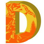 Lettres géantes de Ville