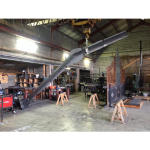 Sculpture en acier de l'artiste Victoria Klotz