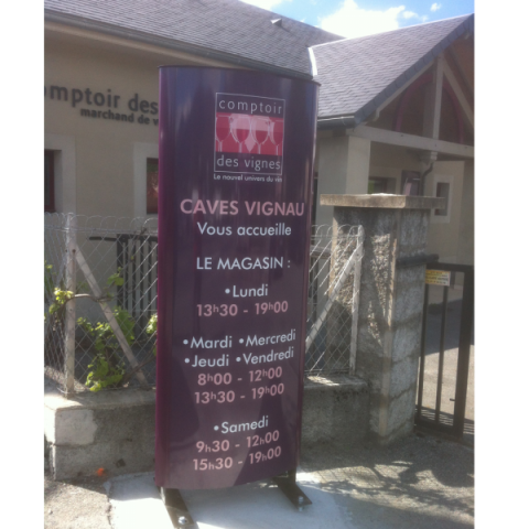 Totem signalétique Vignau