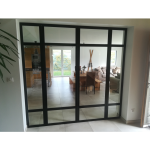 Verrière métal avec portes