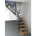 Escalier métal découpé